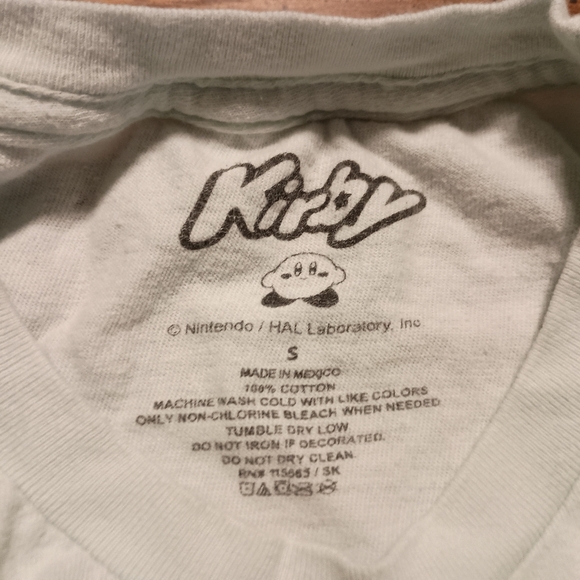 KIRBY T-SHIRT - Small // Nintendo Retro Video Game Smash Bros Cute tee shirt - Picture 6 of 7